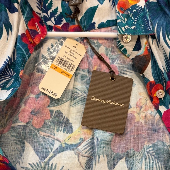 Tommy Bahama Tropical Print Button Down Shirt - Multicolor - Picture 4 of 5